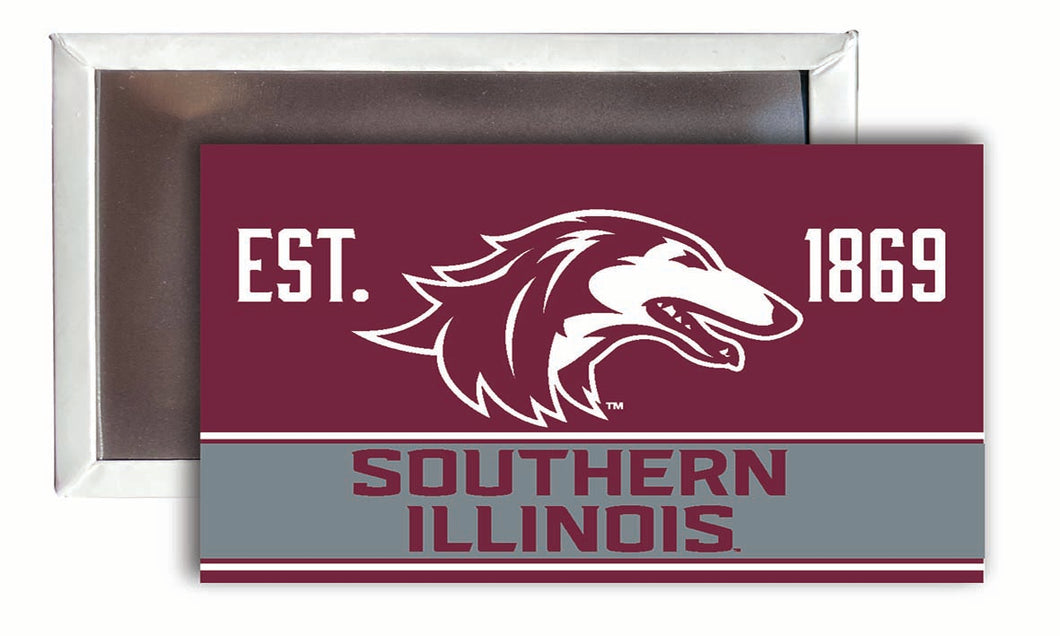 Southern Illinois Salukis  2x3-Inch NCAA Vibrant Collegiate Fridge Magnet - Multi-Surface Team Pride Accessory 4-Pack