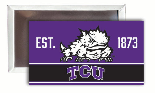Texas Christian University  2x3-Inch NCAA Vibrant Collegiate Fridge Magnet - Multi-Surface Team Pride Accessory 4-Pack