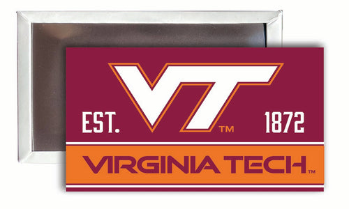 Virginia Tech Hokies  2x3-Inch NCAA Vibrant Collegiate Fridge Magnet - Multi-Surface Team Pride Accessory 4-Pack
