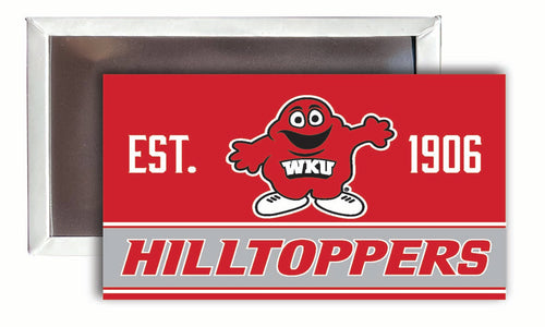 Western Kentucky Hilltoppers  2x3-Inch NCAA Vibrant Collegiate Fridge Magnet - Multi-Surface Team Pride Accessory 4-Pack