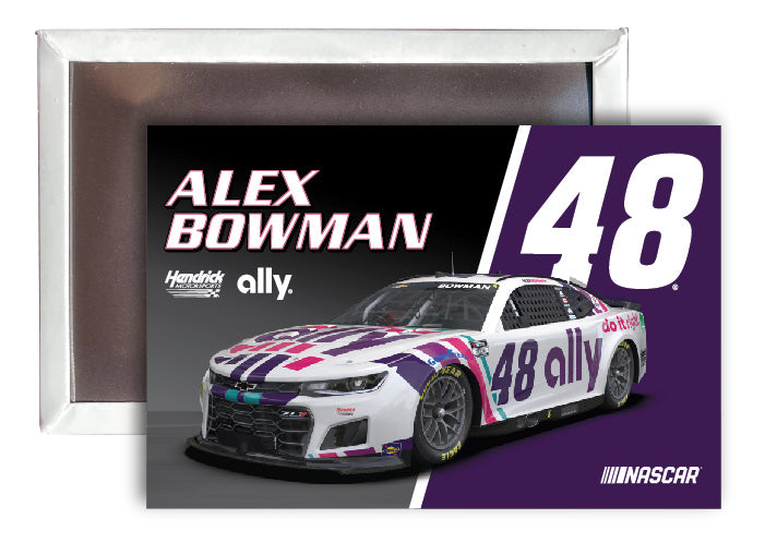 Alex Bowman # 48 Nascar 2x3-Inch Fridge Magnet