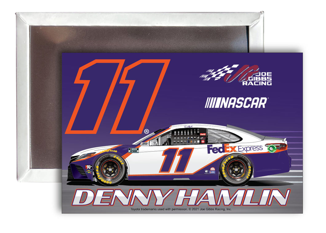 #11 Denny Hamlin Nascar Fridge Magnet 4-Pack