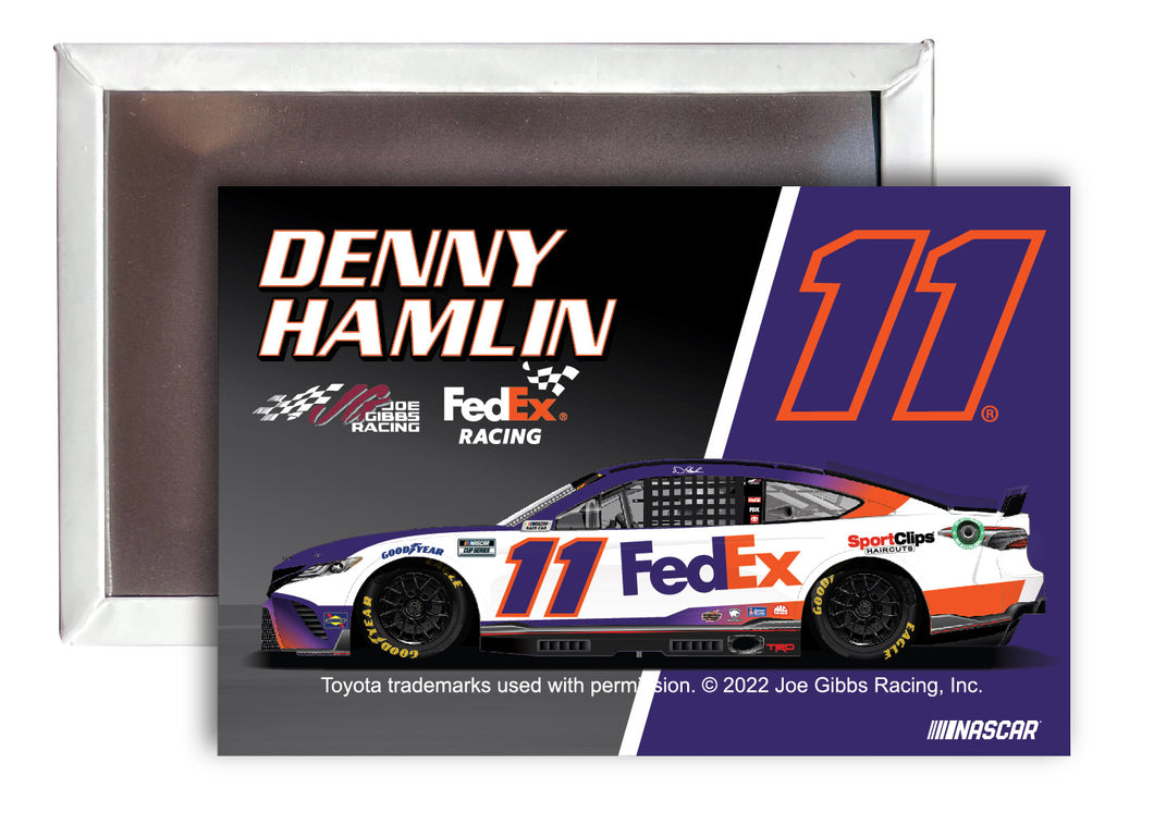#11 Denny Hamlin Nascar 2x3-Inch Fridge Magnet