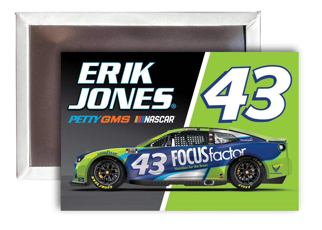 Erik Jones #43 Nascar 2x3-Inch Fridge Magnet New for 2022