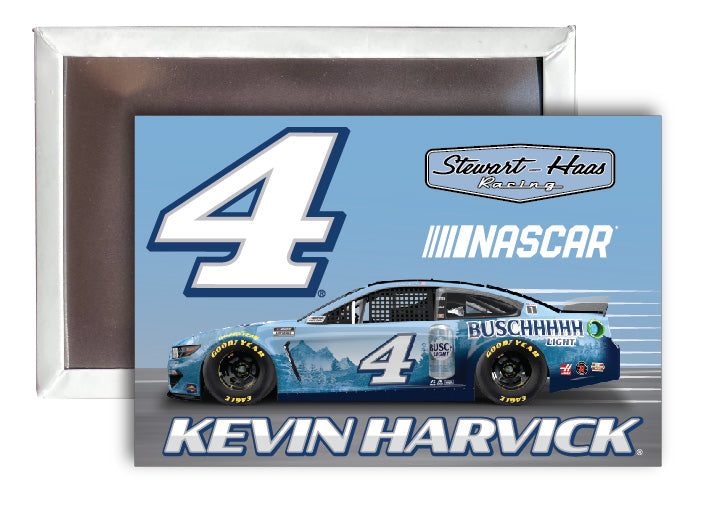 R and R Imports Kevin Harvick # 4 Nascar 2x3-Inch Fridge Magnet 4-PackNew for 2021