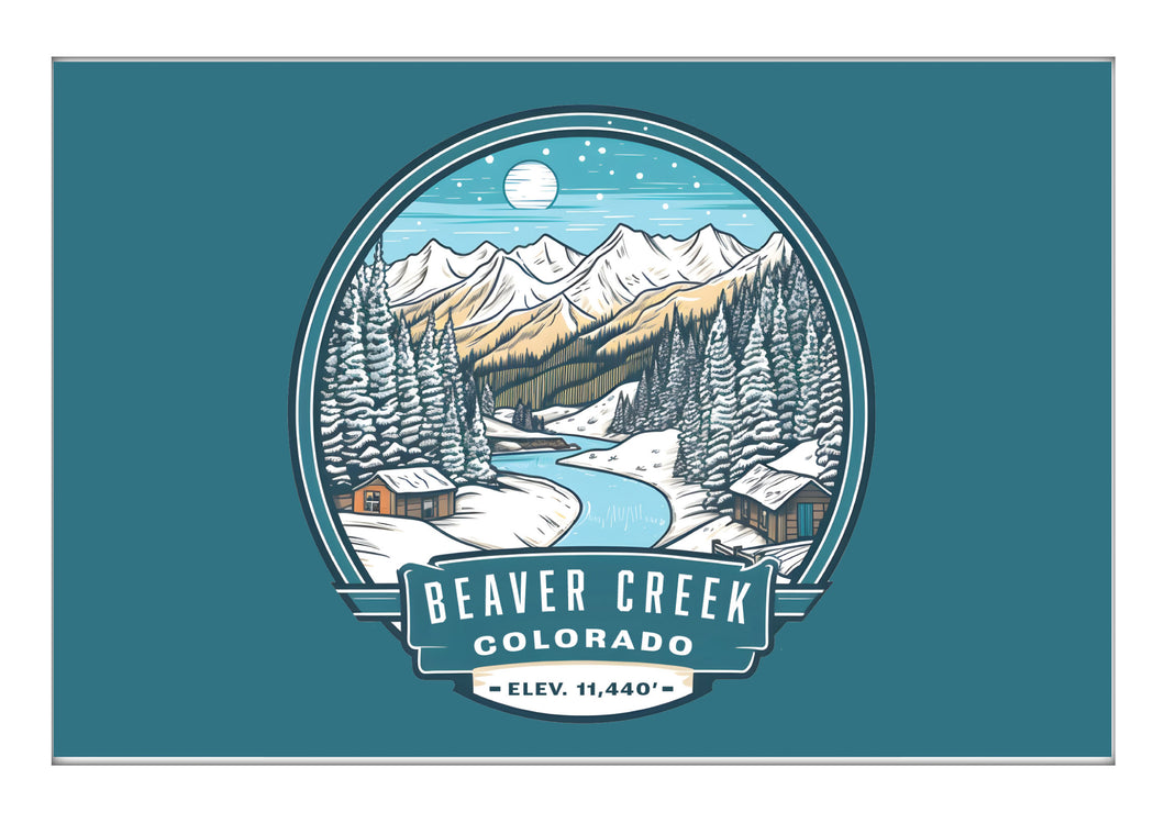 Beaver Creek Colorado B Souvenir 2x3-Inch Durable & Vibrant Decor Fridge Magnet
