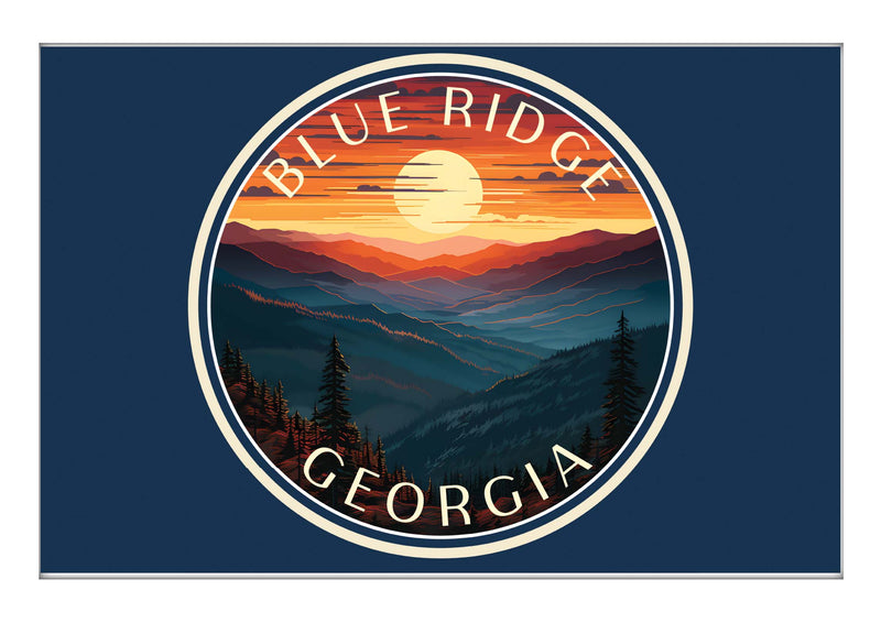 Blue Ridge Georgia C Souvenir 2x3-Inch Durable & Vibrant Decor Fridge Magnet