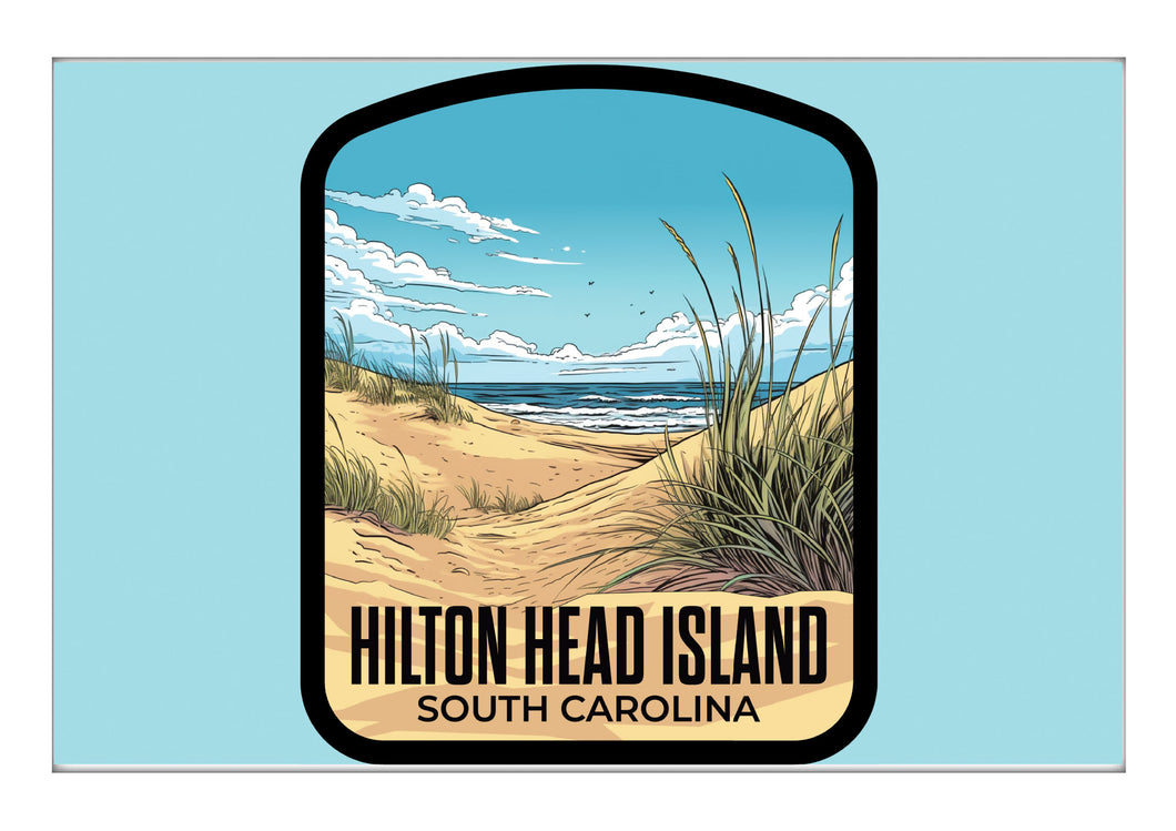 Hilton Head Island A Souvenir 2x3-Inch Durable & Vibrant Decor Fridge Magnet