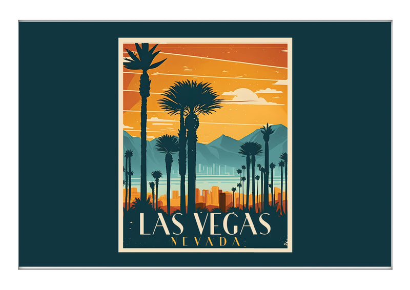 Las Vegas Nevada D Souvenir 2x3-Inch Durable & Vibrant Decor Fridge Magnet