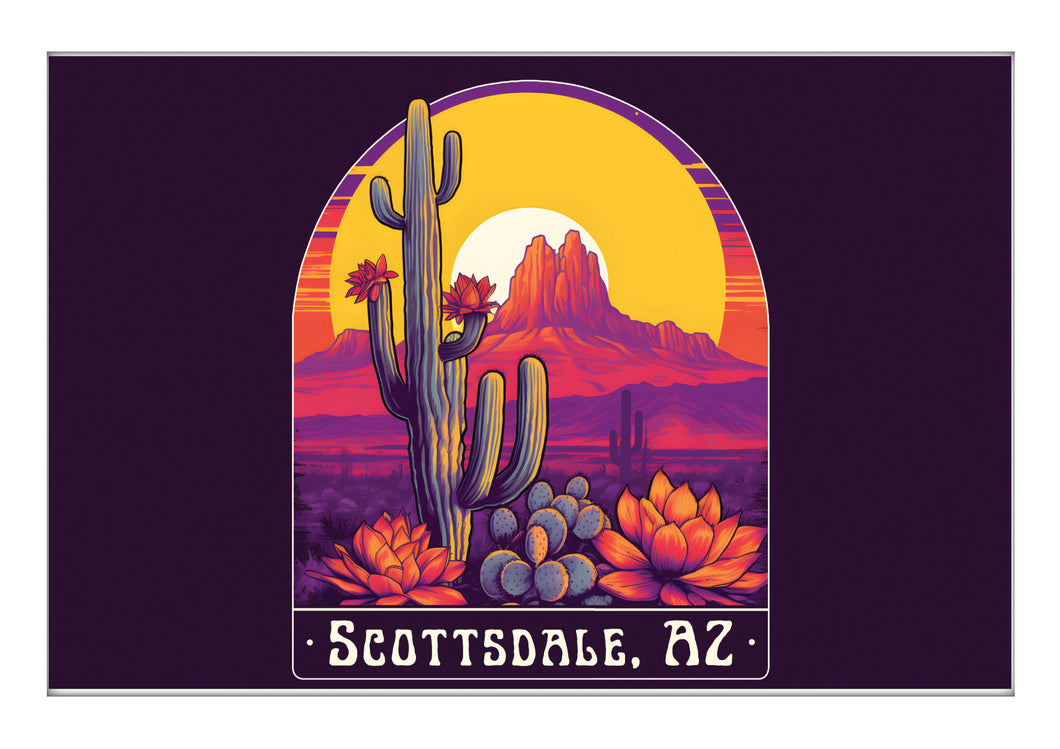 Scottsdale Arizona B Souvenir 2x3-Inch Durable & Vibrant Decor Fridge Magnet