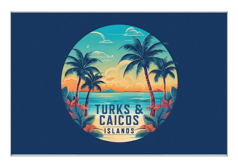 Turks And Caicos D Souvenir 2x3-Inch Durable & Vibrant Decor Fridge Magnet