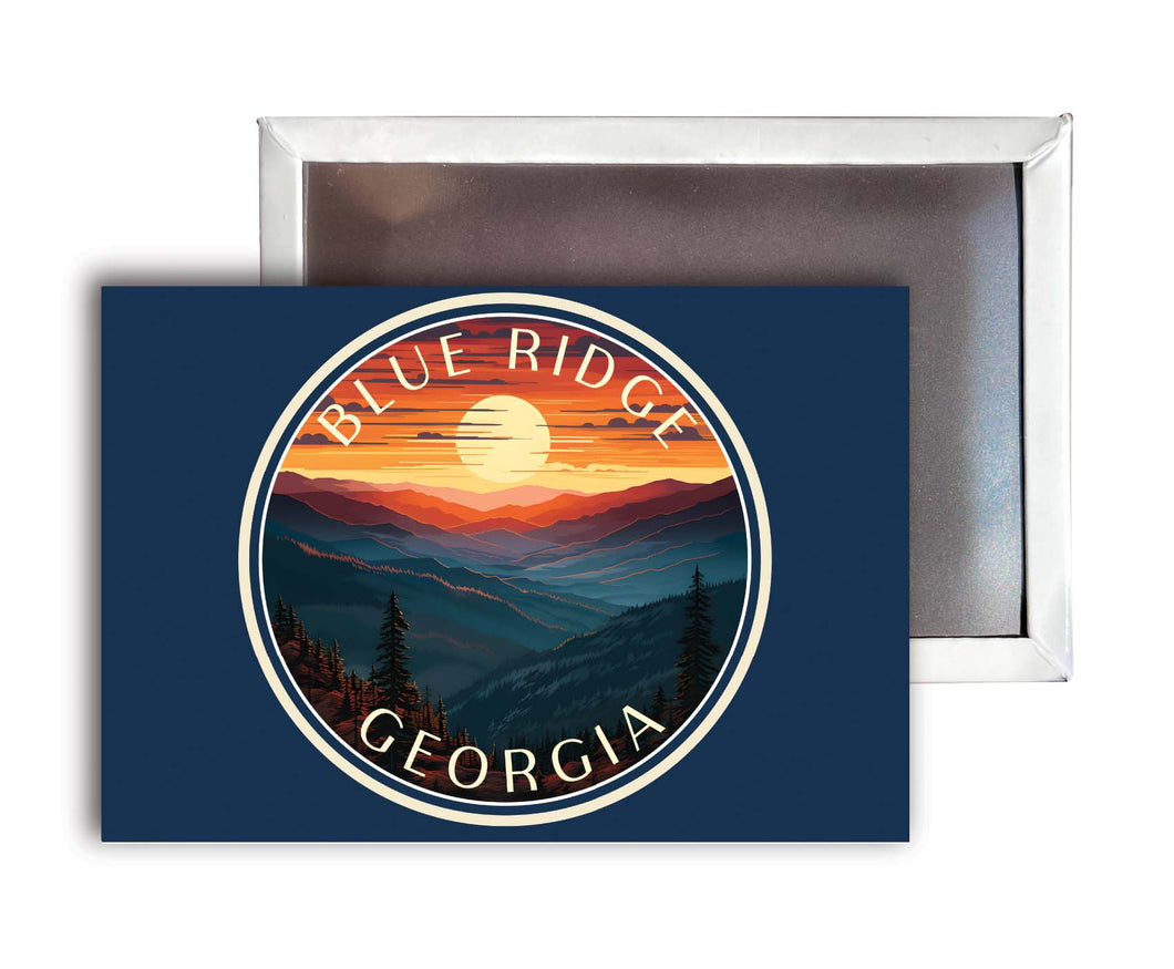 Blue Ridge Georgia C Souvenir Durable & Vibrant Decor Fridge Magnet 2.5