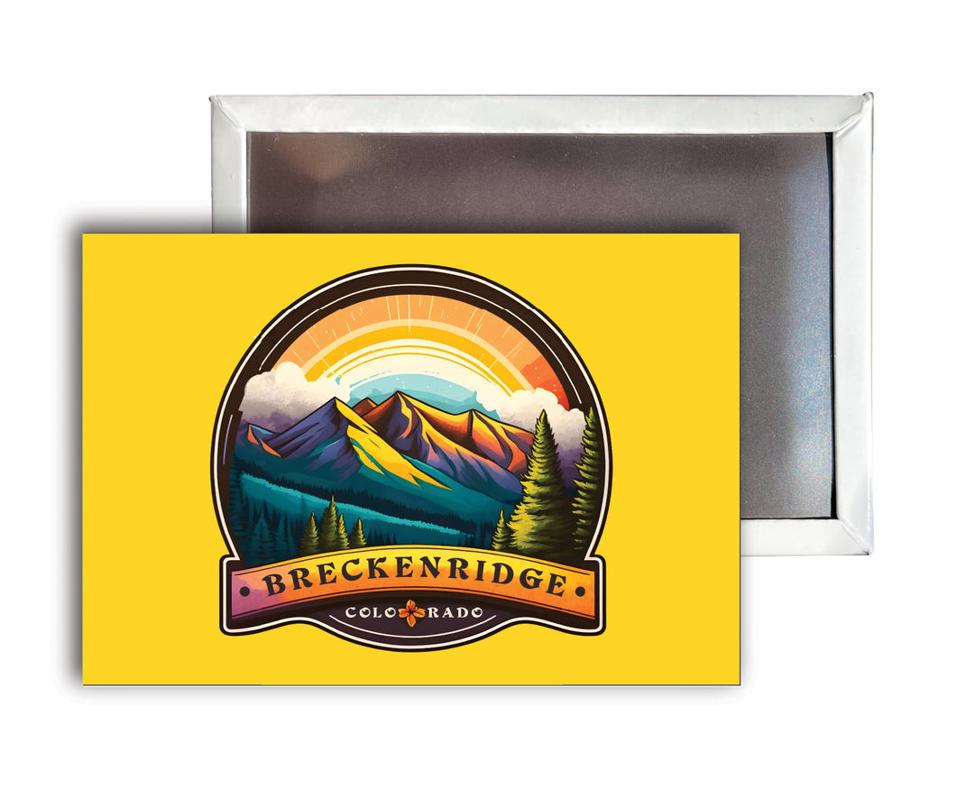 Breckenridge Colorado B Souvenir Durable & Vibrant Decor Fridge Magnet 2.5