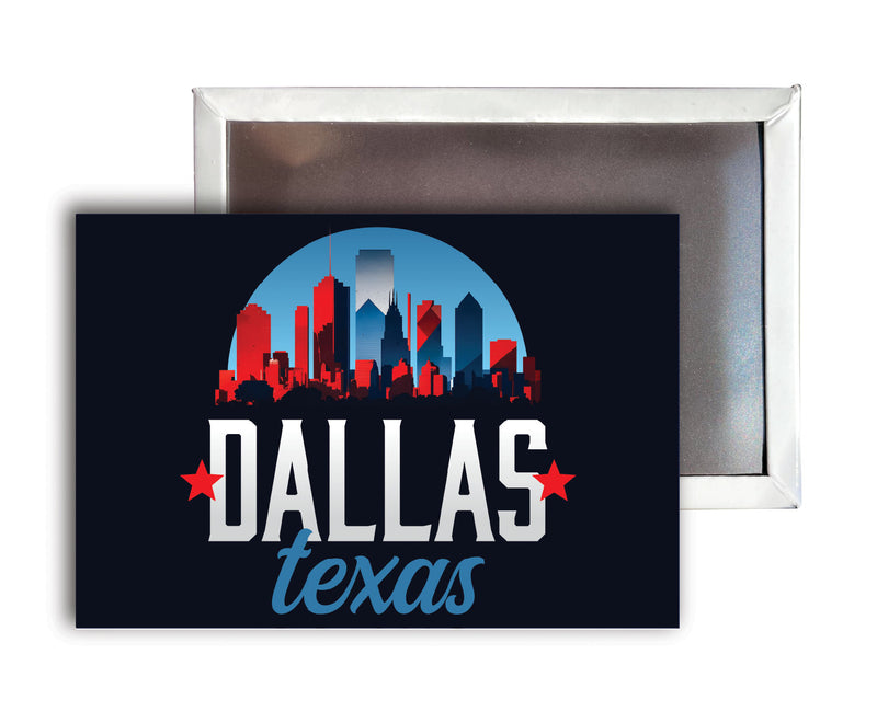 Dallas Texas B Souvenir Durable & Vibrant Decor Fridge Magnet 2.5"X3.5"