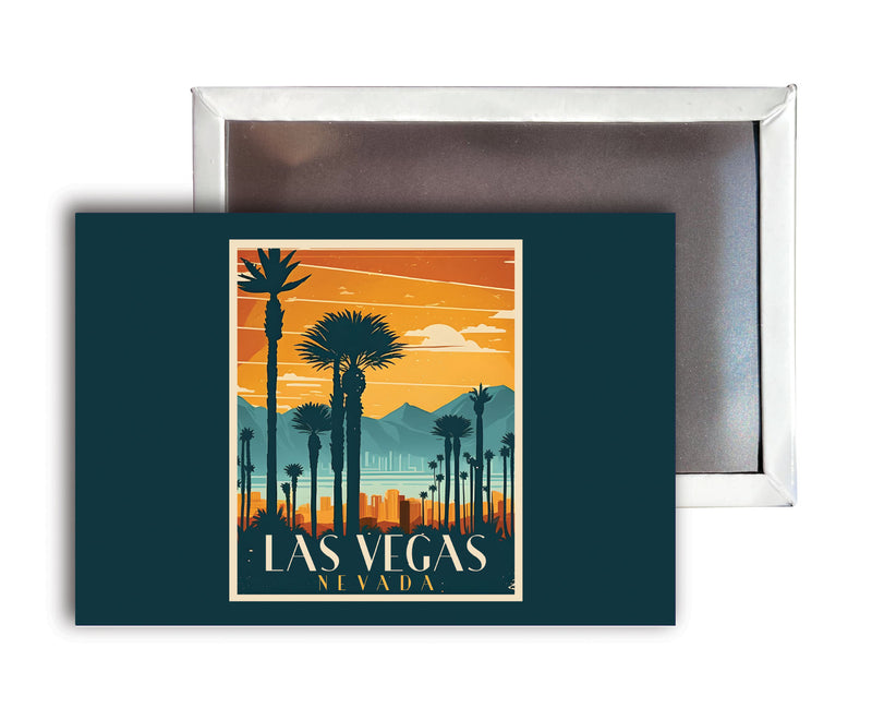 Las Vegas Nevada D Souvenir Durable & Vibrant Decor Fridge Magnet 2.5"X3.5"