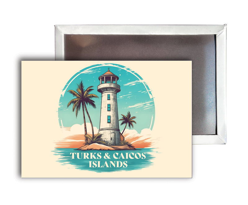 Turks And Caicos A Souvenir Durable & Vibrant Decor Fridge Magnet 2.5"X3.5"