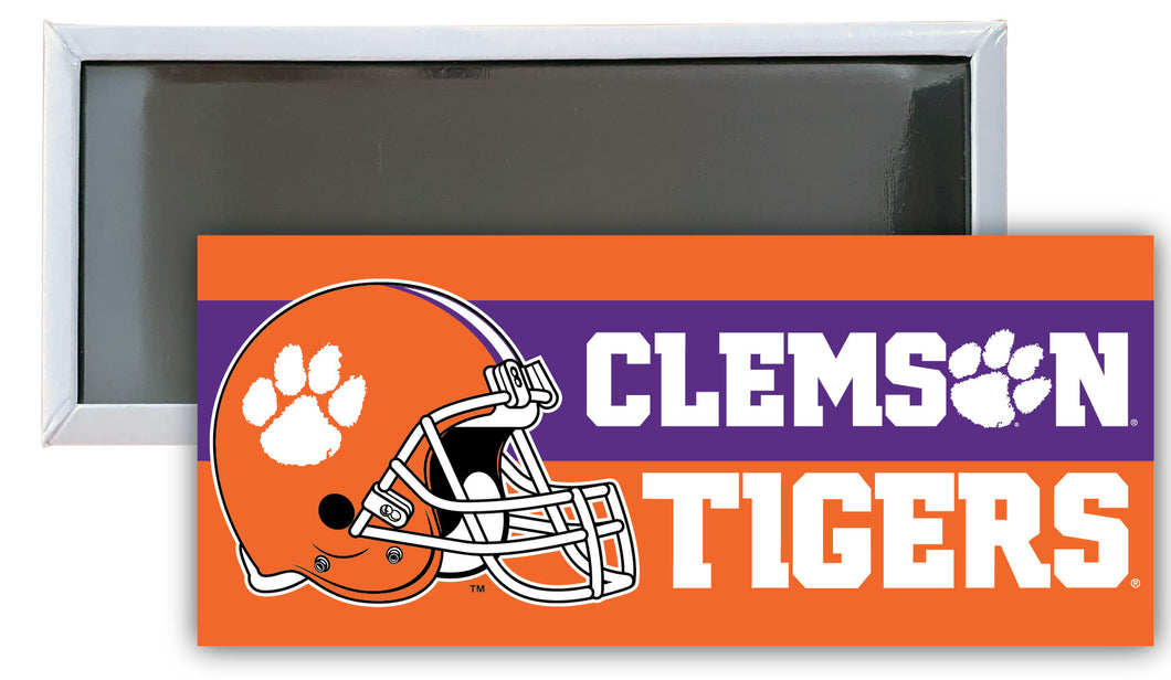 Clemson Tigers 4.75 x 2-Inch NCAA Vibrant Collegiate Fridge Magnet - Multi-Surface Team Pride Accessory Single Unit