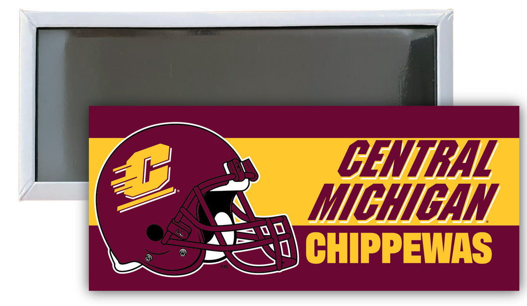 Central Michigan University 4.75 x 2-Inch NCAA Vibrant Collegiate Fridge Magnet - Multi-Surface Team Pride Accessory Single Unit