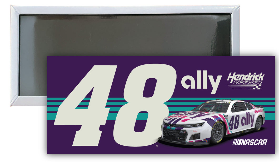 Nascar #48 Alex Bowman 4.75 x 2-Inch Fridge Magnet