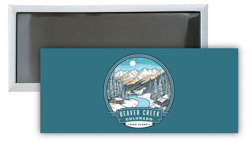 Beaver Creek Colorado B Souvenir Durable & Vibrant Decor Fridge Magnet 4.75 x 2 Inch