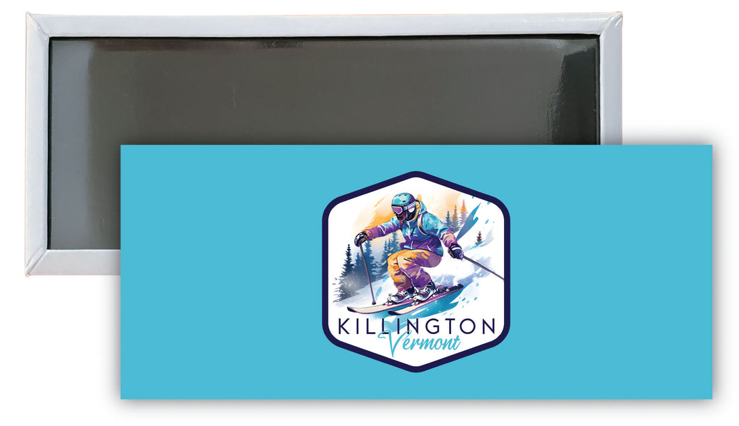 Killington Vermont A Souvenir Durable & Vibrant Decor Fridge Magnet 4.75 x 2 Inch