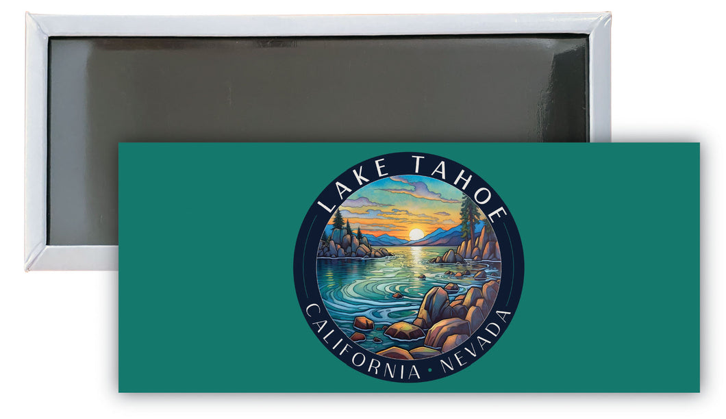 Lake Tahoe California C Souvenir Durable & Vibrant Decor Fridge Magnet 4.75 x 2 Inch