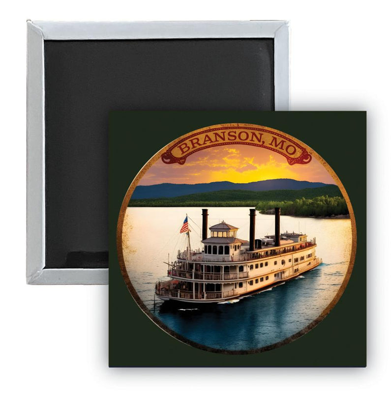Branson Missouri C Souvenir 2.5 x 2.5-Inch Durable & Vibrant Decor Fridge Magnet