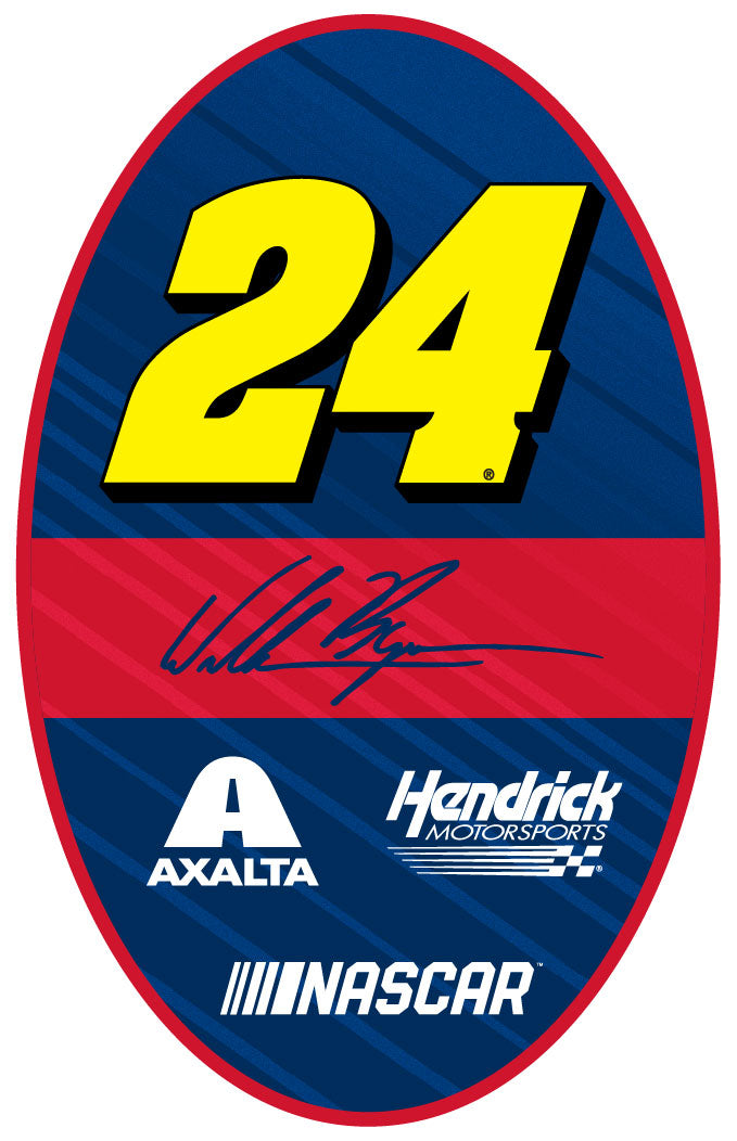 William Byron #24 NASCAR Oval Magnet New For 2020