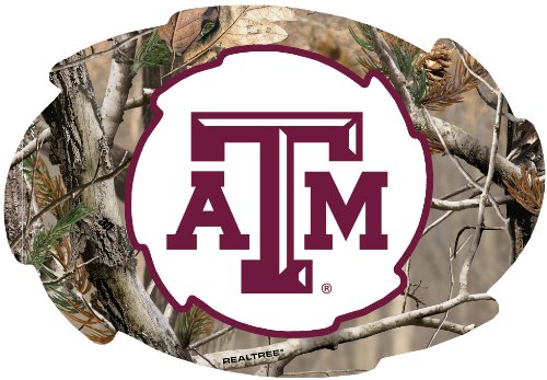 Texas A&M Aggies Camo Design Swirl Shape 5x6-Inch NCAA High-Definition Magnet - Versatile Metallic Surface Adornment