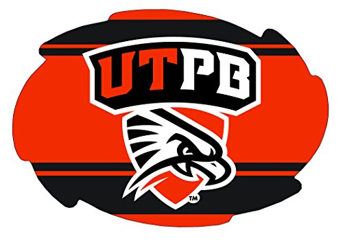 University of Texas of the Permian Basin Stripe Design Swirl Shape 5x6-Inch NCAA High-Definition Magnet - Versatile Metallic Surface Adornment