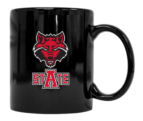 Arkansas State Black Ceramic Coffee NCAA Fan Mug 2-Pack (Black)