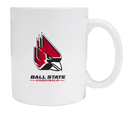 Ball State University White Ceramic NCAA Fan Mug (White)