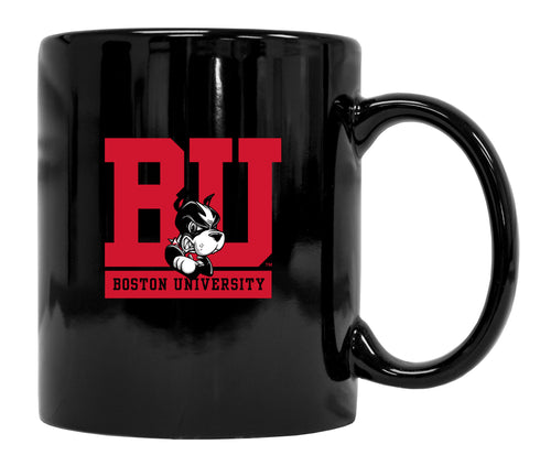 Boston Terriers Black Ceramic NCAA Fan Mug 2-Pack (Black)