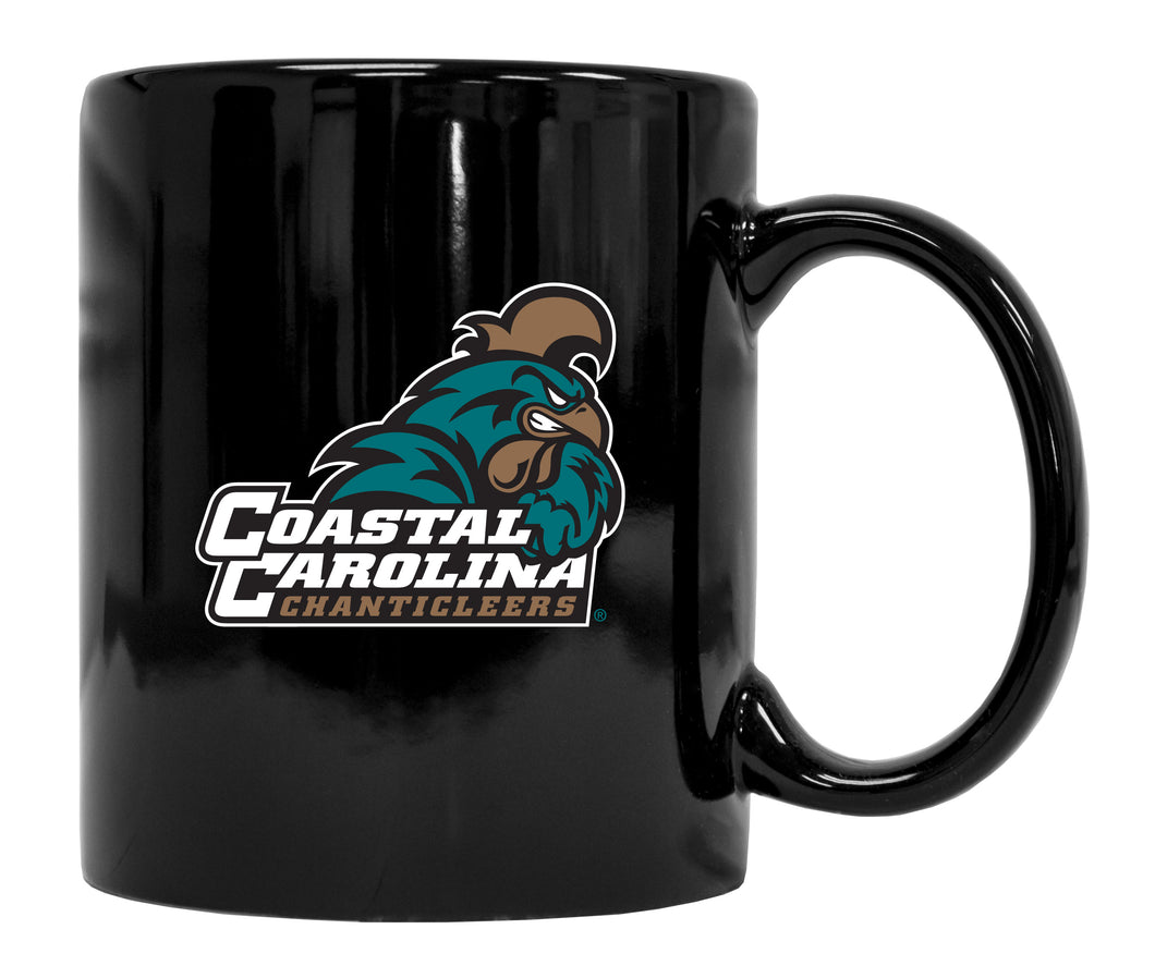 Coastal Carolina University Black Ceramic NCAA Fan Mug 2-Pack (Black)
