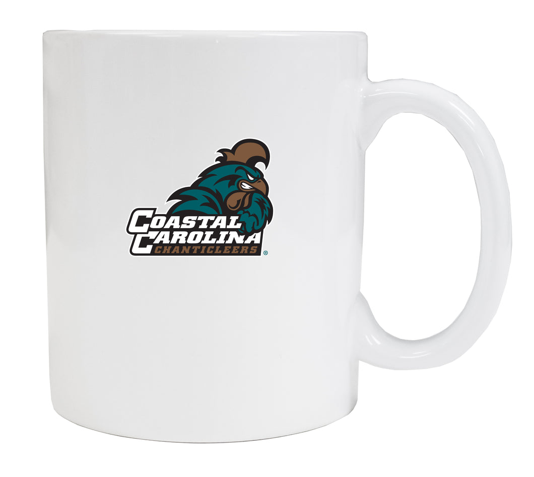 Coastal Carolina University White Ceramic NCAA Fan Mug (White)