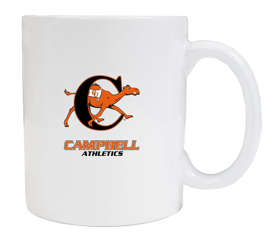 Campbell University Fighting Camels White Ceramic NCAA Fan Mug (White)