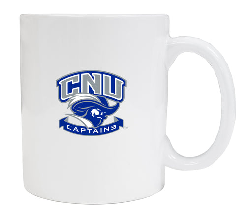 Christopher Newport Captains White Ceramic NCAA Fan Mug (White)
