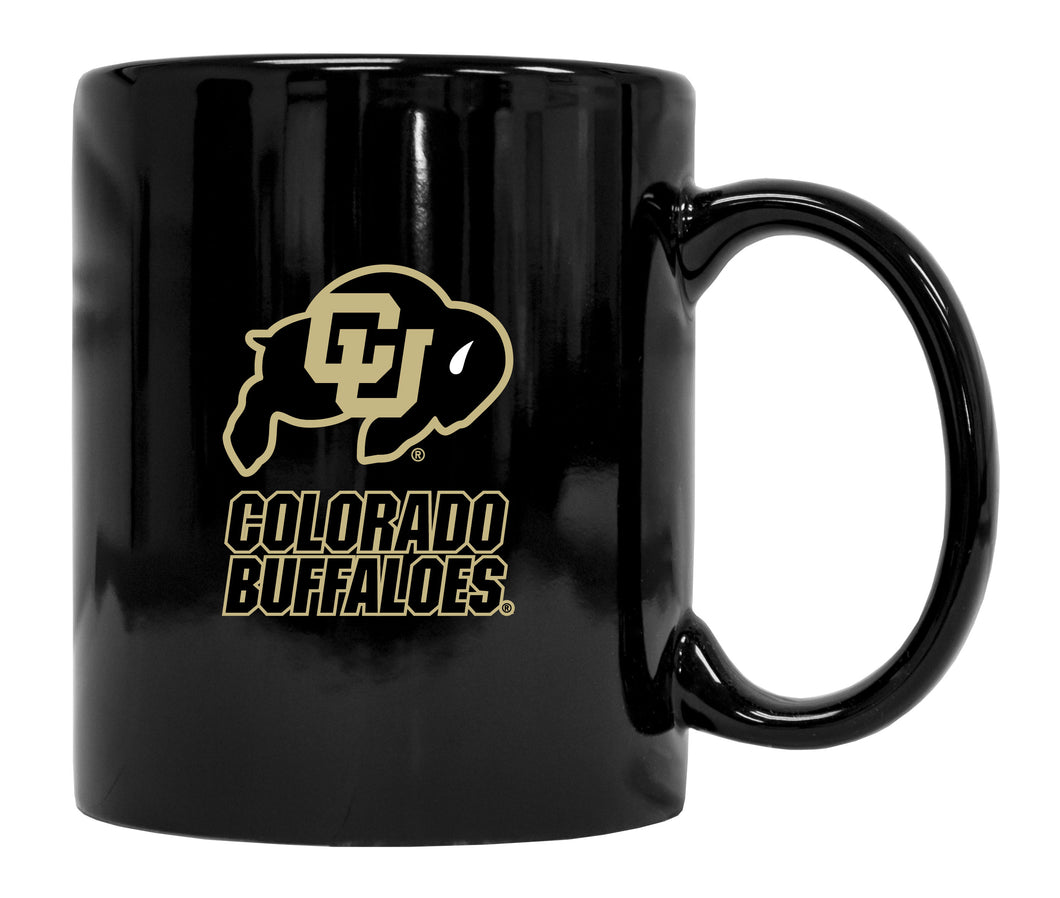 Colorado Buffaloes Black Ceramic Mug 2-Pack (Black).