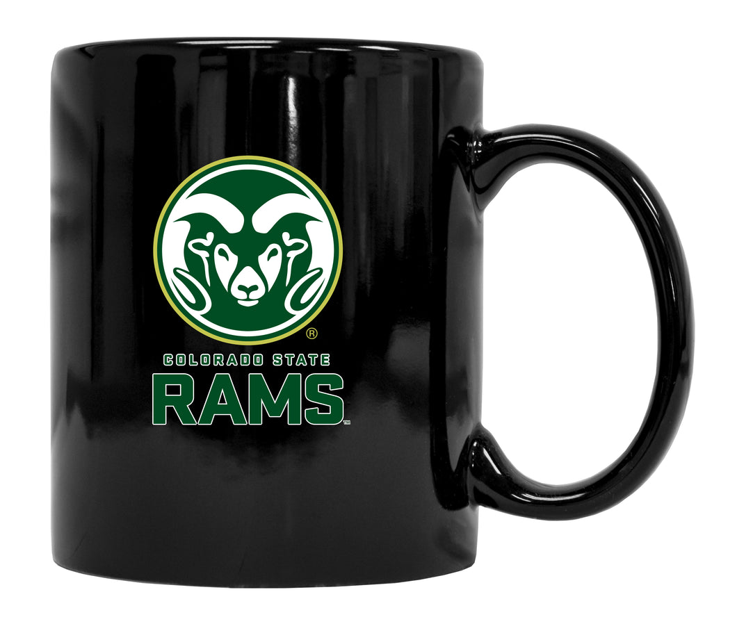 Colorado State Rams Black Ceramic NCAA Fan Mug 2-Pack (Black)