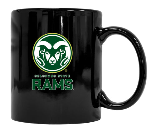 Colorado State Rams Black Ceramic NCAA Fan Mug (Black)