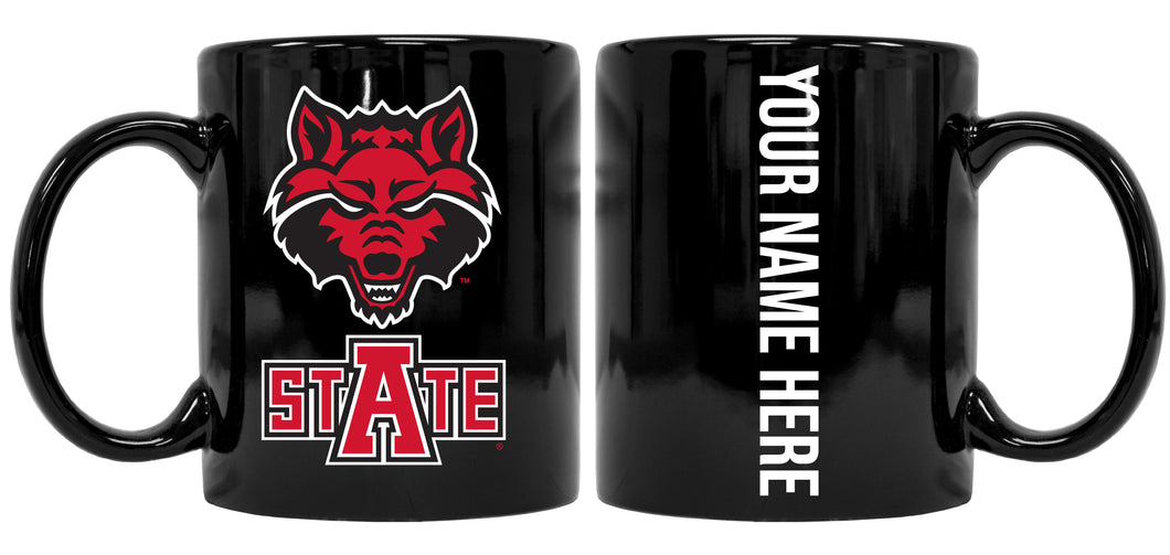 Personalized Arkansas State 8 oz Ceramic NCAA Mug with Your Name