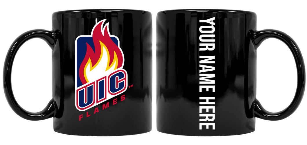 Personalized University of Illinois at Chicago 8 oz Ceramic NCAA Mug with Your Name