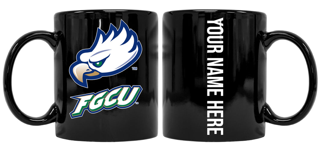 Collegiate Custom Personalized Florida Gulf Coast Eagles 8 oz Ceramic Mug with Your Name