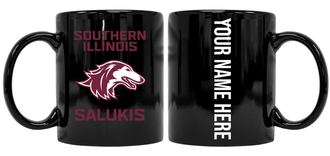Personalized Southern Illinois Salukis 8 oz Ceramic NCAA Mug with Your Name
