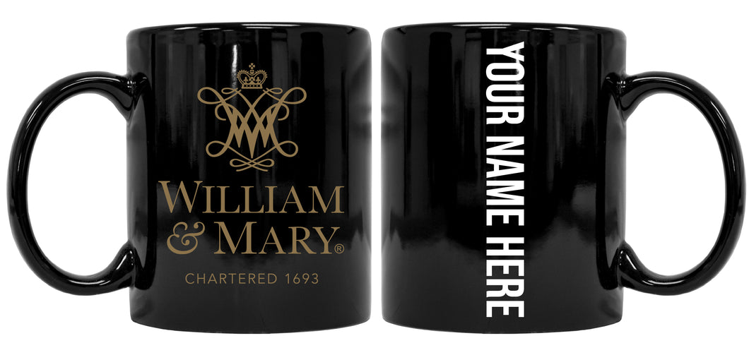 Collegiate Custom Personalized William and Mary 8 oz Ceramic Mug with Your Name