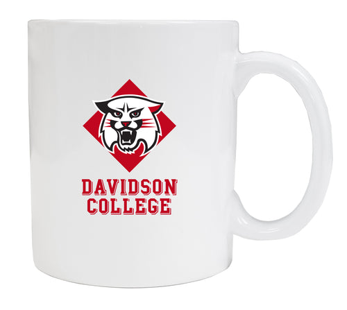 Davidson College White Ceramic NCAA Fan Mug (White)