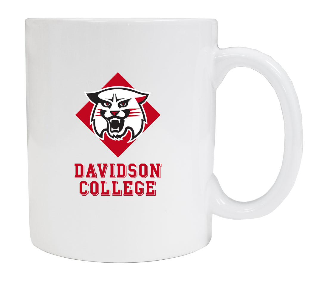 Davidson College White Ceramic NCAA Fan Mug (White)