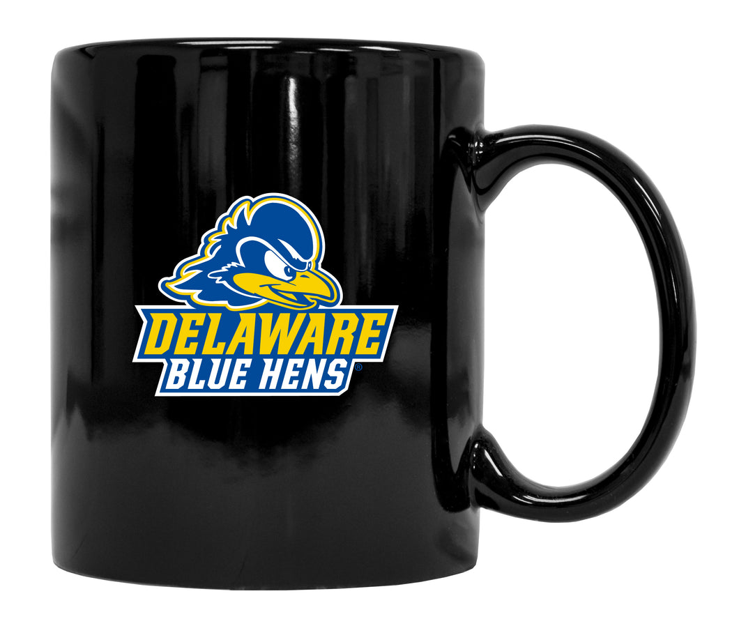 Delaware Blue Hens Black Ceramic NCAA Fan Mug 2-Pack (Black)