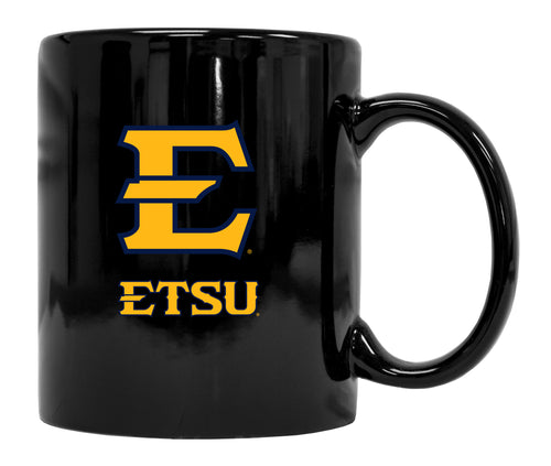 East Tennessee State University Black Ceramic NCAA Fan Mug 2-Pack (Black)