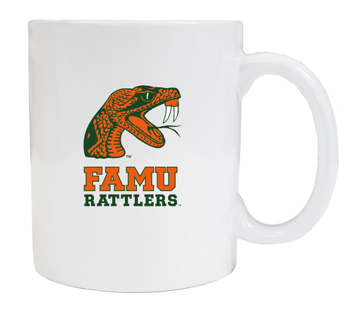 Florida A&M Rattlers White Ceramic Coffee NCAA Fan Mug 2-Pack (White)